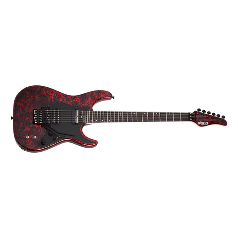 Guitarra Schecter Sun Valley Super Shredder Fr S Red Reign Diestro Rojo Ébano