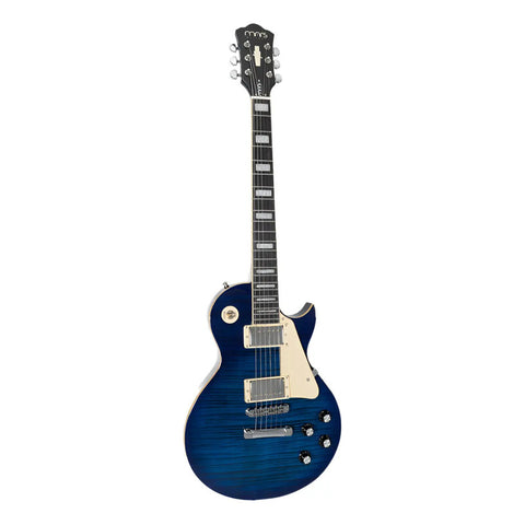 Guitarra Eléctrica 6 Cuerdas Mars Les Paul Traditional Blue Color Azul Material Del Diapasón Palisandro Orientación De La Mano Diestro Palo De Rosa
