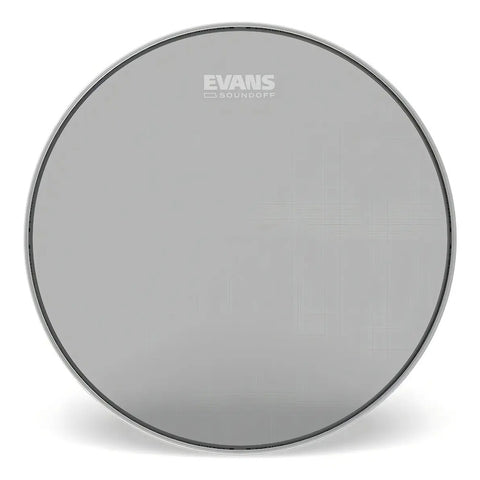 Parche Mallado Evans Soundoff De 10 Pulgadas P/ Toms Tt10so1 Gris