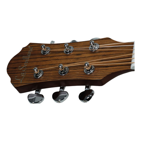 Guitarra Electroacústica Tipo Texana La Sevillana Tx100ceqss Natural