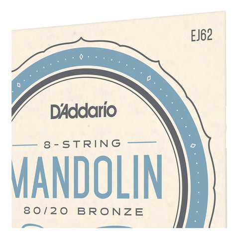 Cuerda De Mandolina D'addario Bronze 80/20 Ej62 0.10