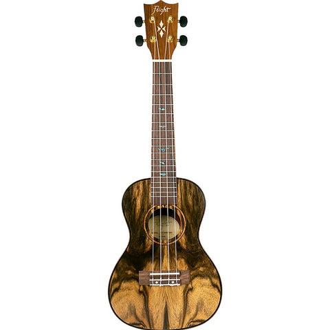 Ukelele Concierto Flight Duc430 Dao 18 Trastes Con Funda Marrón
