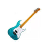 Guitarra Eléctrica Ocean Blue Jet Guitars Js450 Material Del Diapasón Maple Orientación De La Mano Diestro
