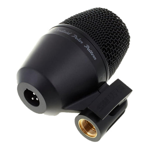 Microfono Original Bombo Con Cable Xlr Shure Pga52 Xlr Negro