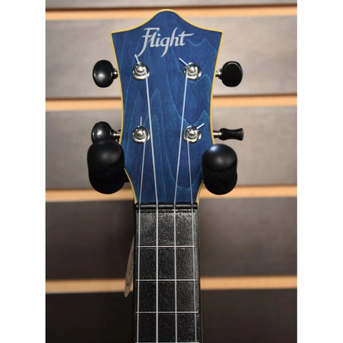 Ukelele Soprano Travel Azul Con Funda Flight Tus35 Blu  Azul