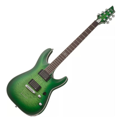 Guitarra Schecter C-1 Platinum Satin Satin Green Diestro Verde Ébano