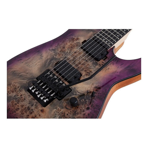 Guitarra Eléctrica Schecter C-6 Pro Fr Aurora Burst Caoba Diapasón Wengué Diestro