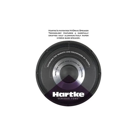 Amplificador Bajo Hartke Hd50 Dydrive 50w 10 - Plus Voltaje Color Negro