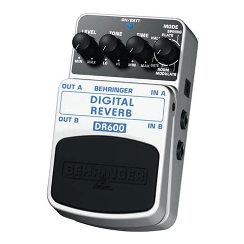 Pedal P/ Guitarra Reverb Digital Estéreo, Behringer Dr-600 Gris