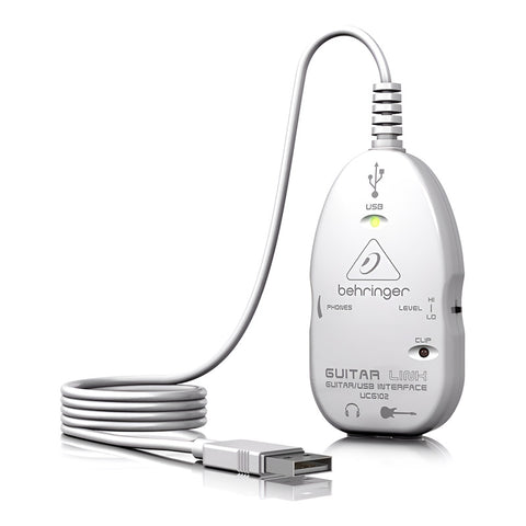 Behringer Ucg-102 Guitar/usb Interface Color Blanco