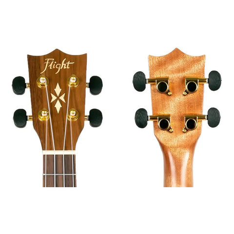 Ukelele Concierto 18 Trastes Con Funda Flight Duc 430 Dao Marrón