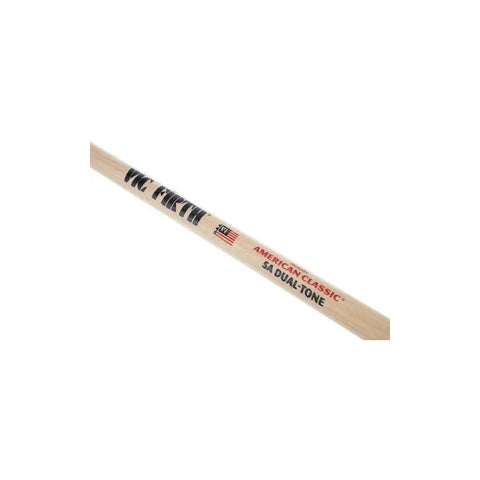 Baquetas 5a Punta Madera Y Fieltro Dual Tone Vic Firth 5adt
