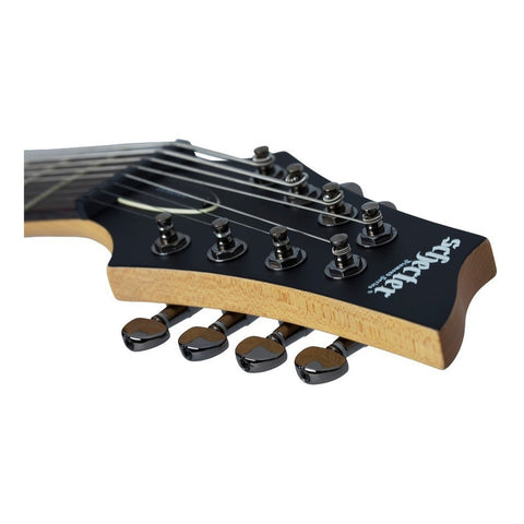 Guitarra Electrica 8 Cuerdas Negro Sat. Schecter Demon-8 Diestro Aged Black Satin Wengué