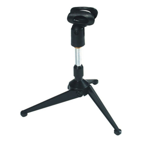 Quiklok Soporte Micrófono Mesa A188 Base Triangular Acero Negro
